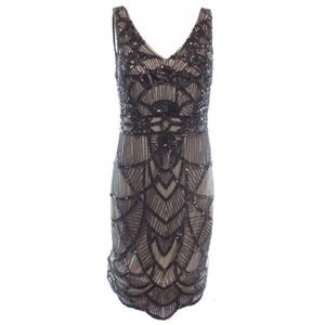 Art Deco beaded dress